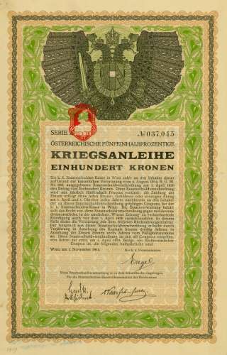 Österreich - 1. Kriegsanleihe