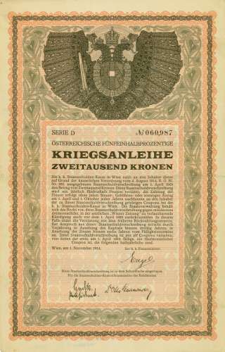Österreich - 1. Kriegsanleihe