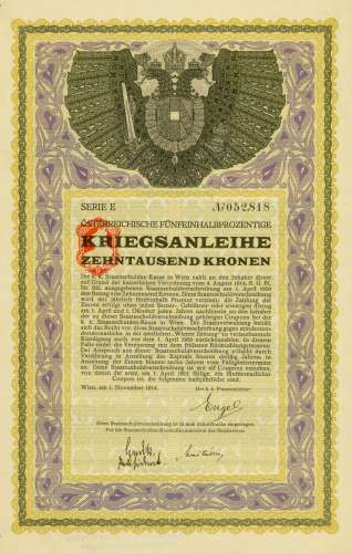 Österreich - 1. Kriegsanleihe