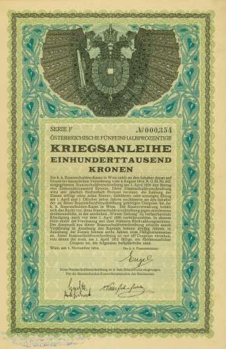 Österreich - 1. Kriegsanleihe