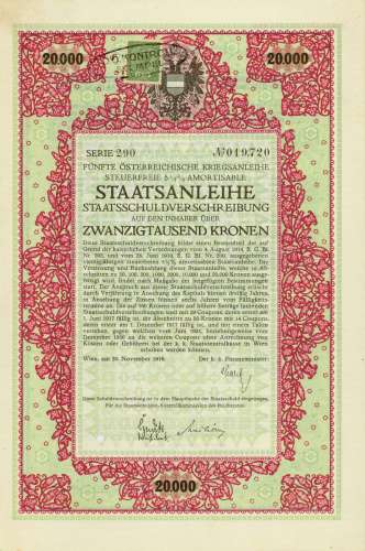 Österreich - 5. Kriegsanleihe