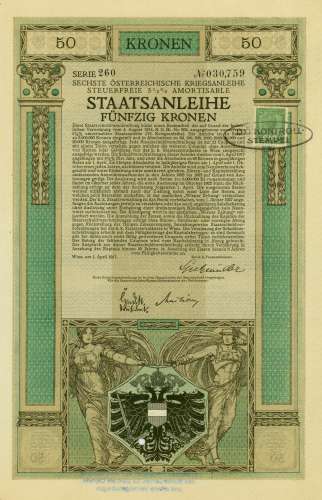 Österreich - 6. Kriegsanleihe