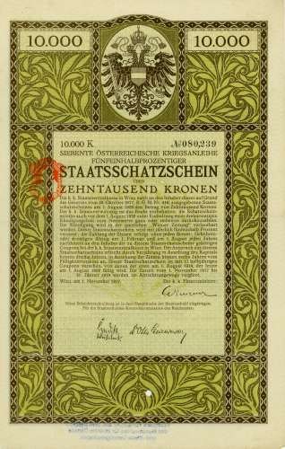 Österreich - 7. Kriegsanleihe, Staatsschatzschein