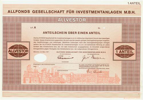 Allfonds Gesellschaft für Investmentanlagen mbH