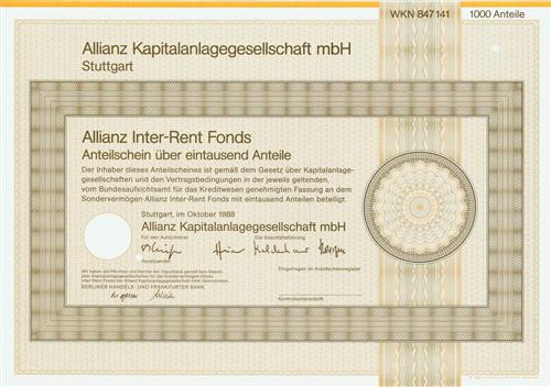 Allianz Kapitalanlagegesellschaft mbH