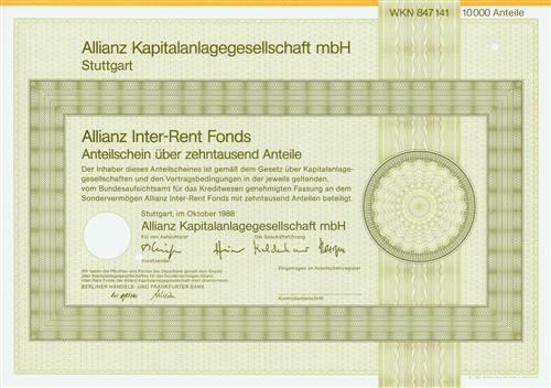 Allianz Kapitalanlagegesellschaft mbH