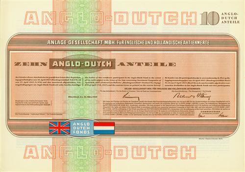 Anlage-Gesellschaft mbH für englische und holländische Aktienwerte