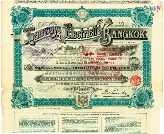 Tramways & Electricité de Bangkok Société Anonyme