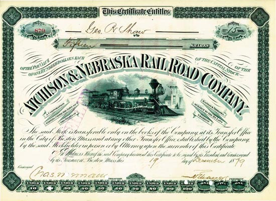 Atchison & Nebraska Rail Road Company