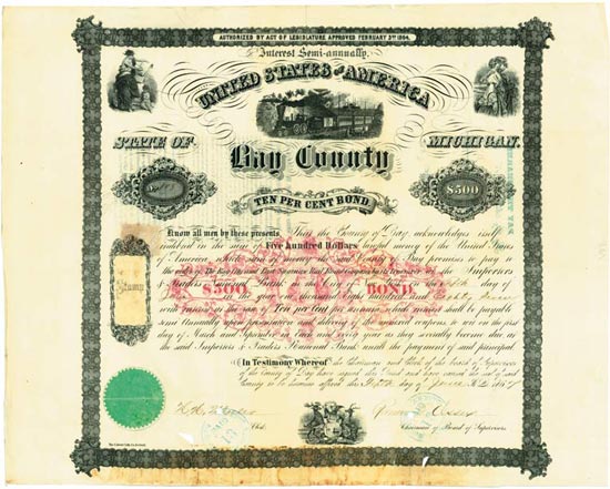 Bay City and East Saginaw Railroad Company - Bay County
