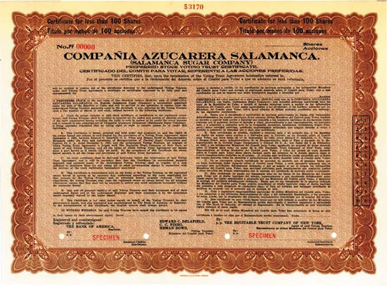 Compania Azucarera Salamanca (Salamanca Sugar Company)