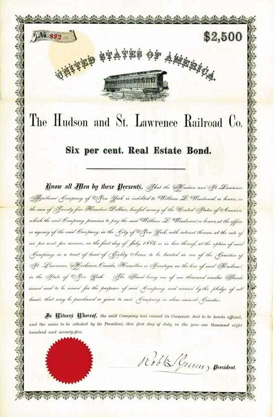 Hudson and St. Lawrence Railroad Co.