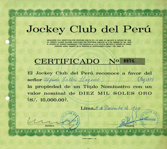 Jockey Club del Perú