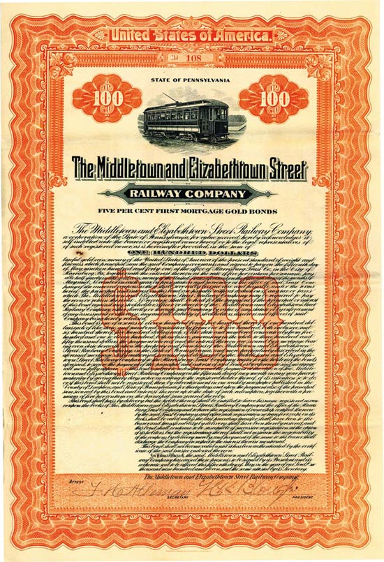 Middletown and Elizabethtown Street Railway Company