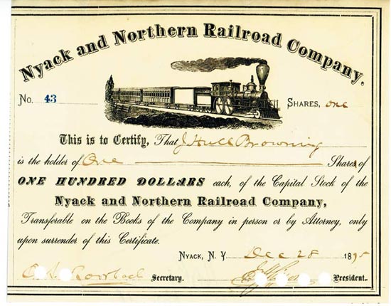 Nyack and Northern Railroad Company
