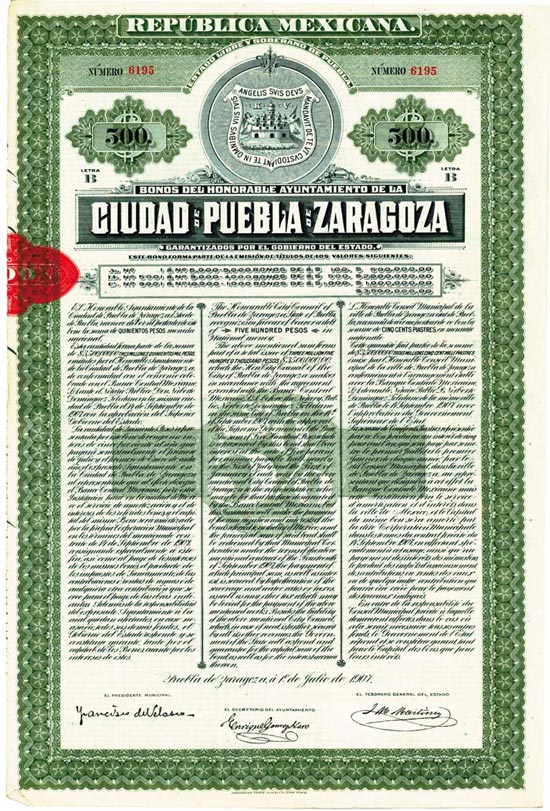 Republica Mexicana - Pueba de Zaragoza