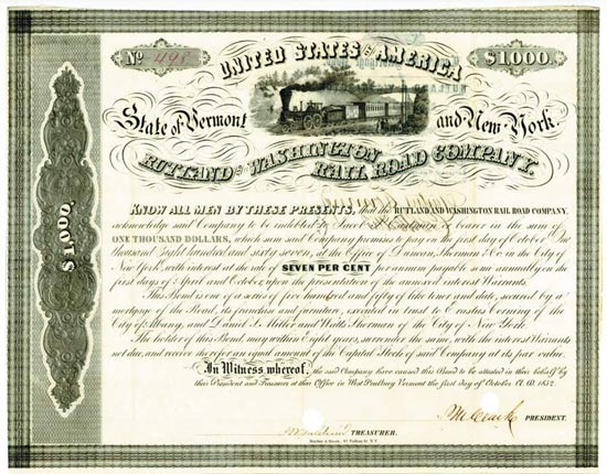 Rutland and Washington Rail Road Company