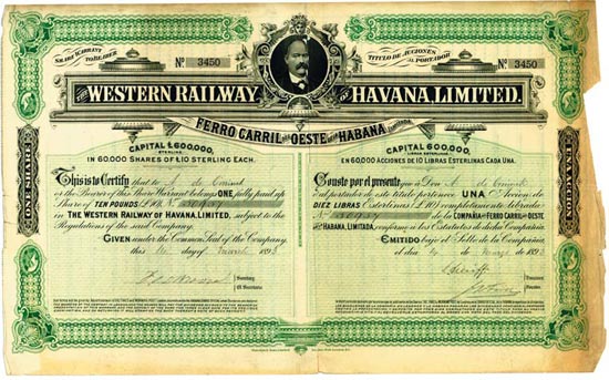 Western Railway of Havana, Limited / Ferro Carril del Oeste de la Habana Limitada