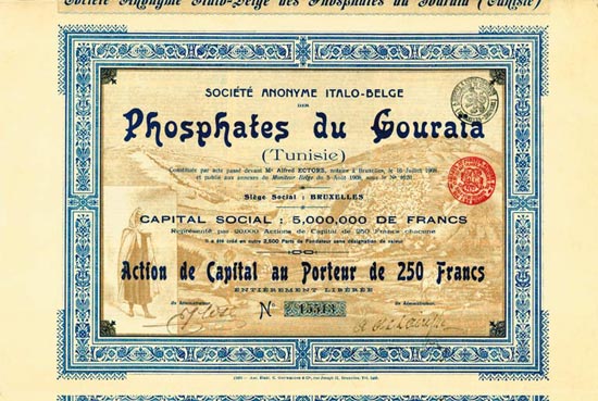 Société Anonyme Italo-Belge des Phosphates Du Gourïa (Tunisie)