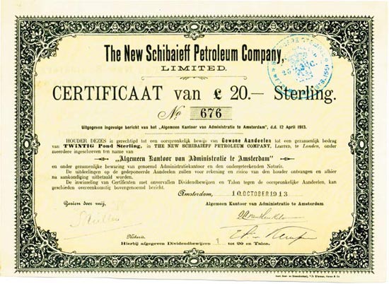 New Schibaieff Petroleum Company, Limited