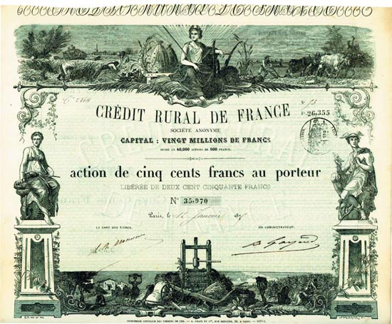 Crédit Rural de France Société Anonyme