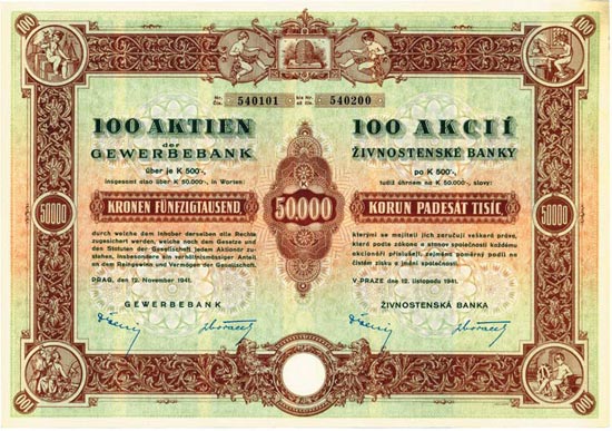Gewerbebank / Živnostenská Banka