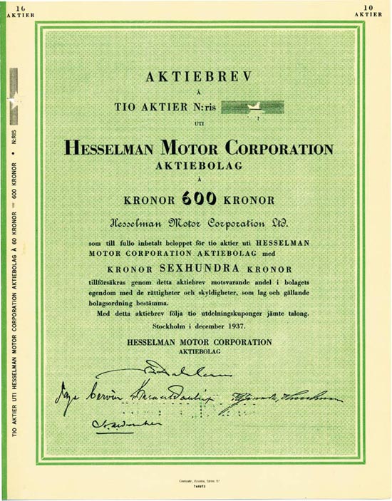Hesselman Motor Corporation AB