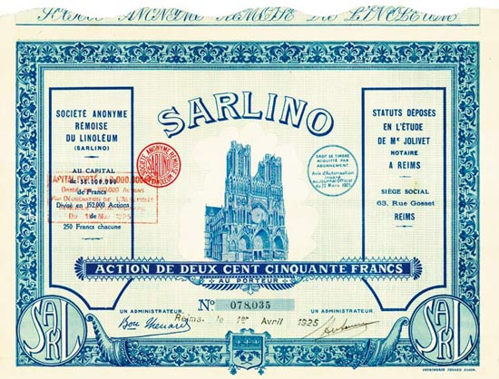 Société Anonyme Rémoise du Linoléum (SARLINO)