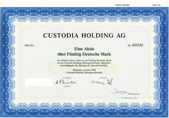 Custodia Holding AG