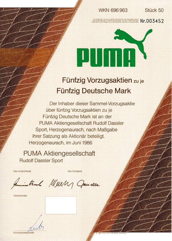 PUMA AG Rudolf Dassler Sport