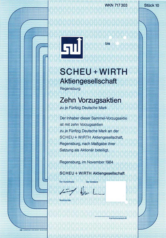 Scheu + Wirth AG