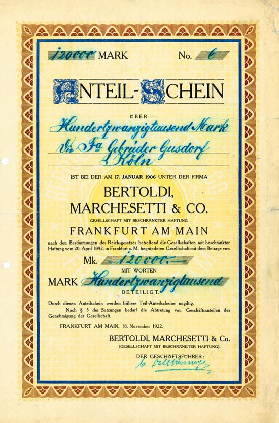 Bertoldi, Marchesetti & Co. GmbH