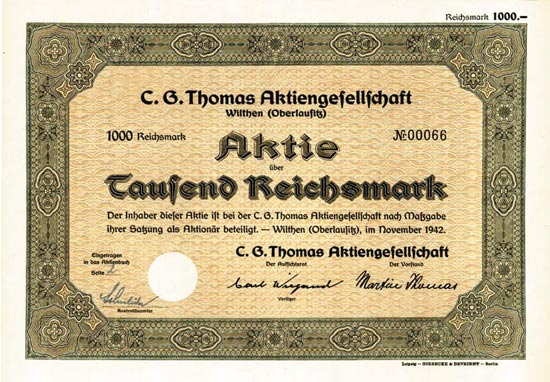 C. G. Thomas AG