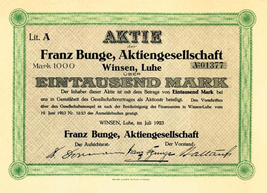 Franz Bunge AG