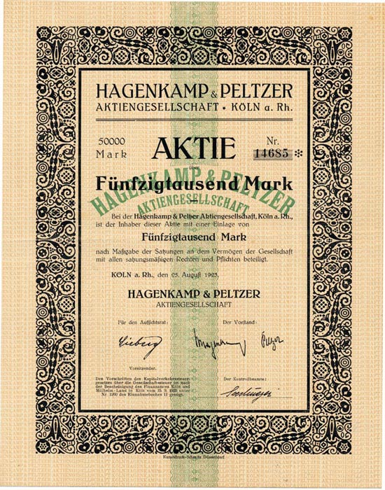 Hagenkamp & Peltzer AG