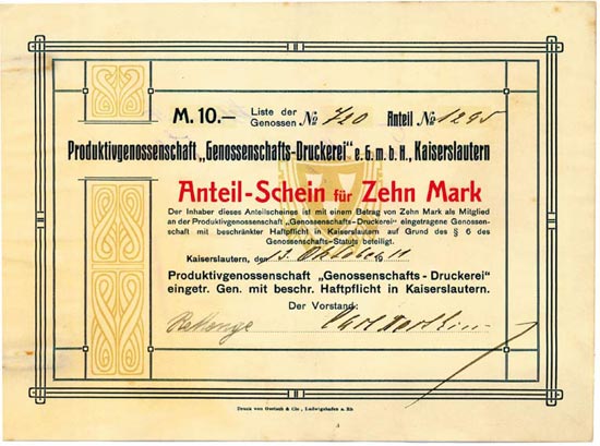 Produktivgenossenschaft Genossenschafts-Druckerei e.G.m.b.H.