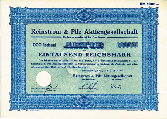 Reinstrom & Pilz AG