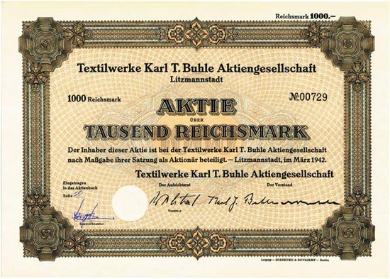 Textilwerke Karl T. Buhle AG