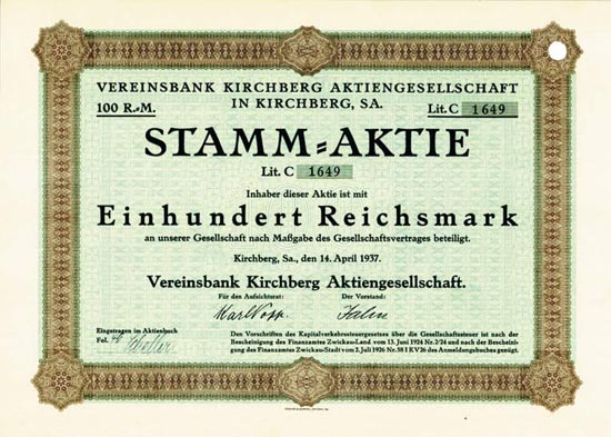 Vereinsbank Kirchberg AG