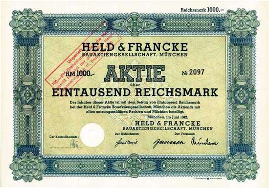 Held & Francke Bauaktiengesellschaft