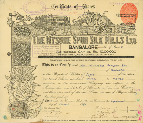 Mysore Spun Silk Mills Ltd.