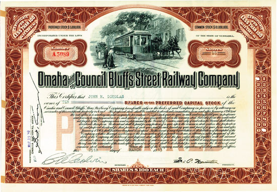 Omaha and Council Bluff Street Railway Company
