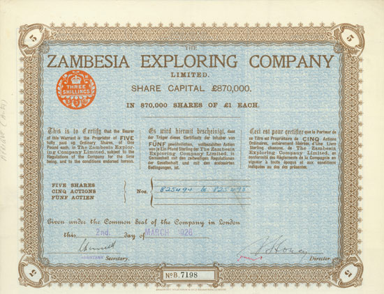 Zambesia Exploring Company Limited