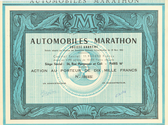 Automobiles Marathon Société Anonyme 
