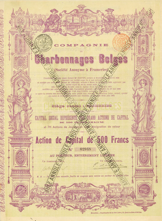 Compagnie de Charbonnages Belges (Société Anonyme à Frameries)