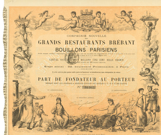 Compagnie Nouvelle des Grands Restaurants Brébant et Bouillons Parisiens