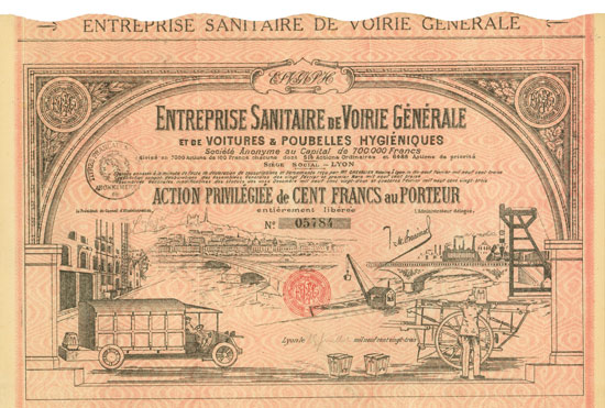 Entreprise Sanitaire de Voirie Générale et de Voirtures & Poubelles Hygiéniques