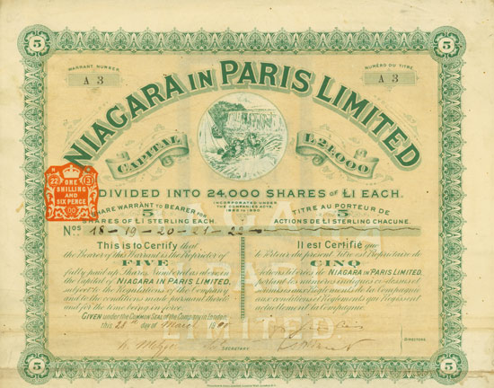 Niagara in Paris Limited