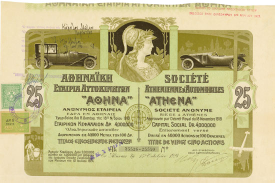 Societe Athenienne d'Automobiles Athena