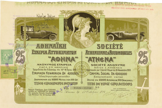 Societe Athenienne d'Automobiles Athena